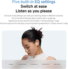 XIAOMI Redmi Buds 6 Active Wireless Earbuds, 14.2mm Dynamic Driver, Clear Call with Dual Mic, Bluetooth 5.4, 30-Hour Battery Life, Lightweight Design – Black