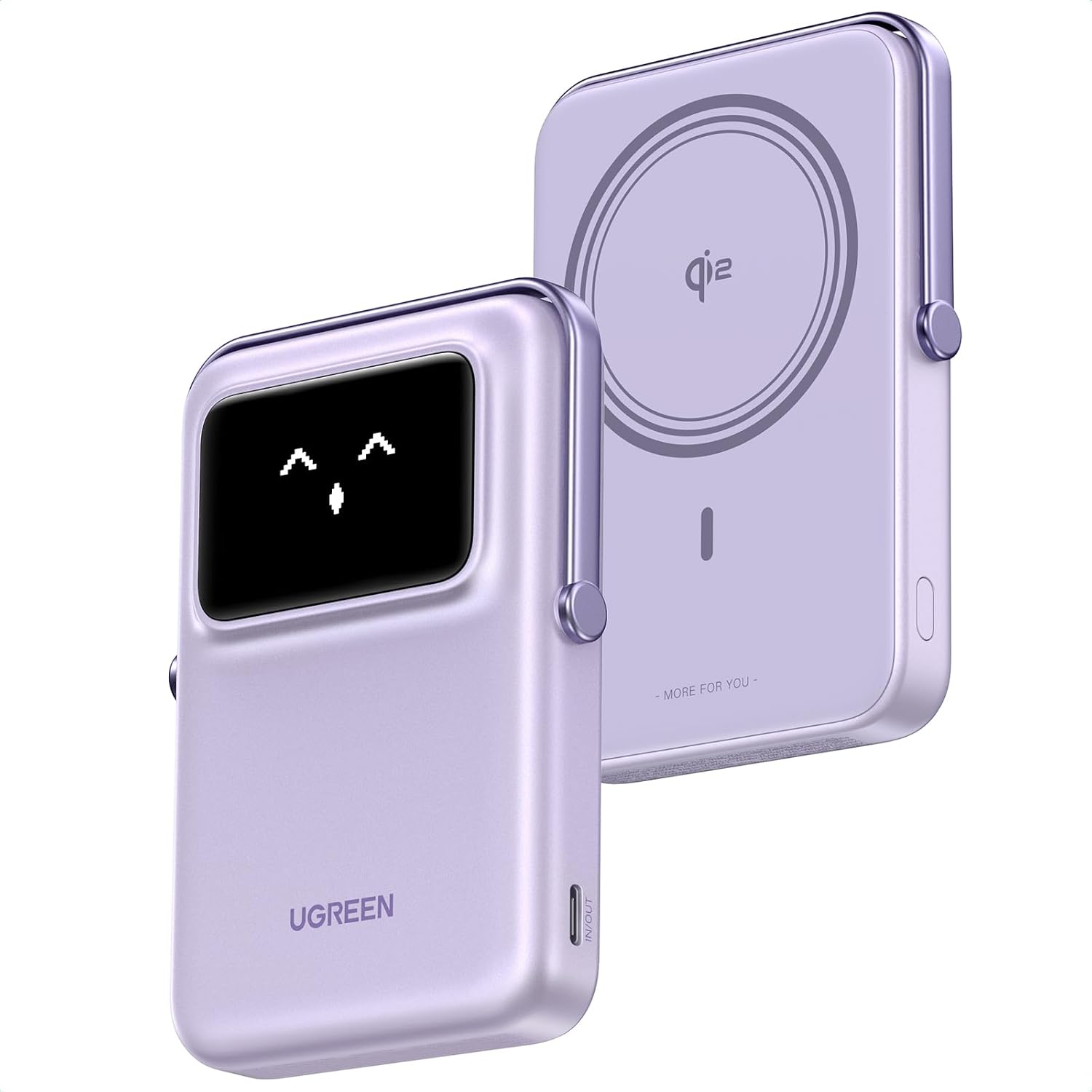 UGreen Powerbank Robotic 10000 Mah Pd 20W Magnetic With Stan