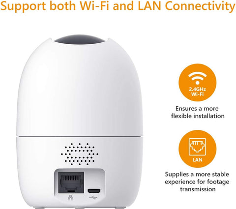 Imou 2K Camera for Home, 360° Security Camera, WIFI Camera Indoor, HD Baby Monitor, CCTV Camera for Home Wireless, Surveillance Camera with Human Detection, Smart Motion Tracking, Two-Way Talk, Alexa