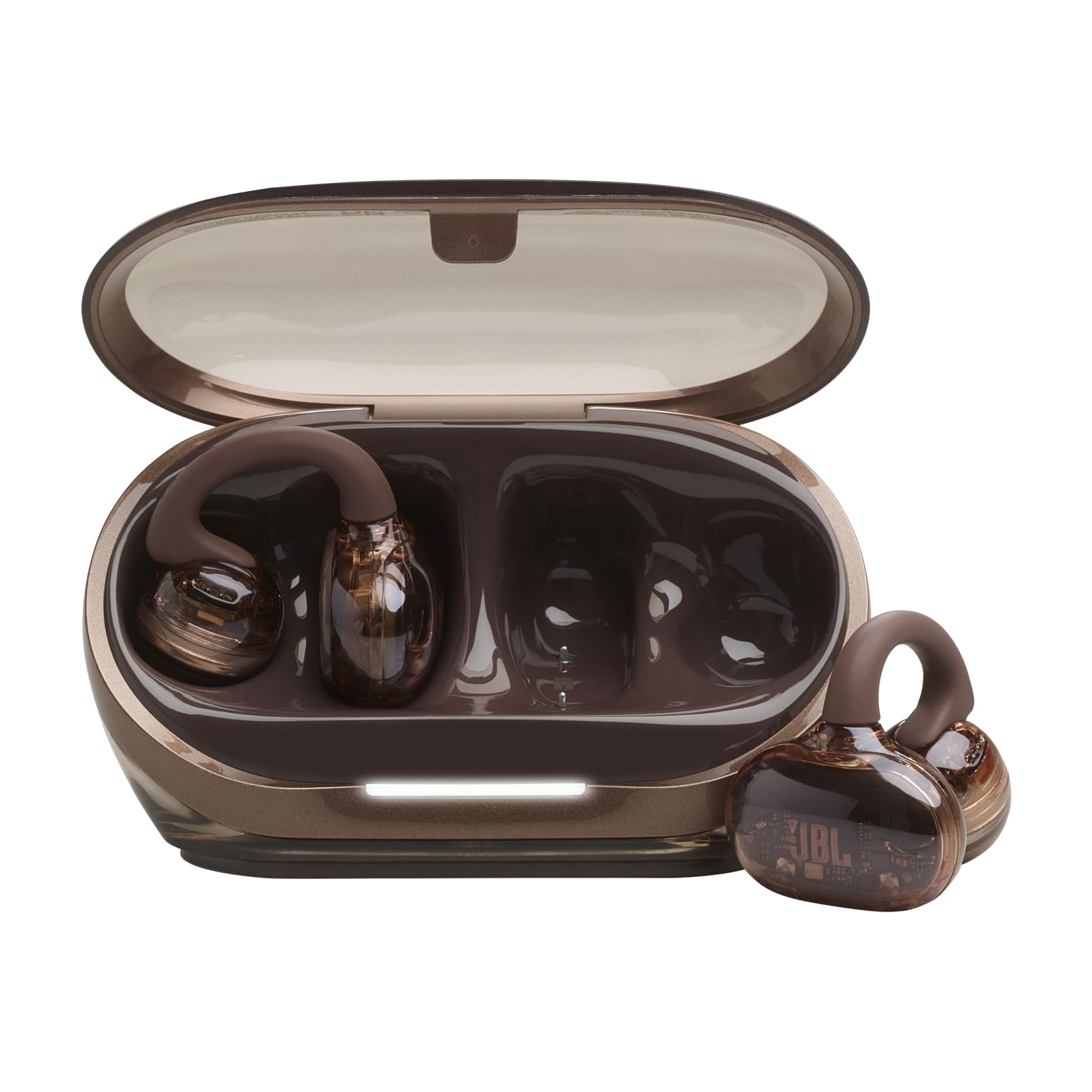 JBL Endurance Peak 3 Dust and Water Proof True Wireless Active Earbuds, JBL Pure Bass Sound, 50H Battery Hours, Ambient Aware & Talk Thru, 4-Mic Technology, Powerhook Design - White, JBLENDURPEAK3WT