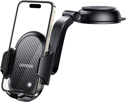 UGREEN Car Phone Holder Car Mount for Dashboard & Windscreen, Mobile Phone Holder, 360 Degree Rotatable Super Stable, Fit for iPhone 16/15/14/13, Samsung Galaxy S25/24/23/S22