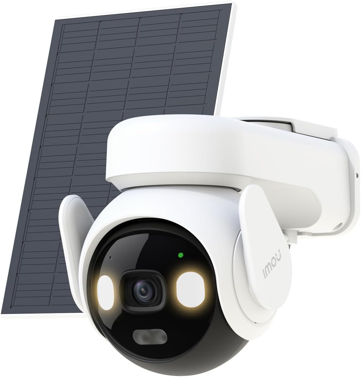 Imou 4G LTE Solar Security Camera for Home, 3K Wireless Outdoor Camera with Solar Panel, Outdoor Surveillance Cameras, Dome Surveillance Cameras AOV PT with 3W Solar Panel, Works with Alexa