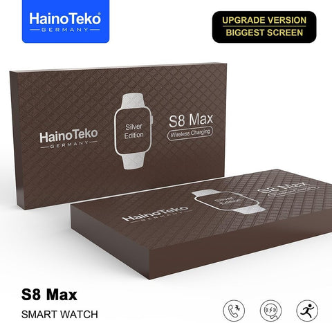 Generic Haino Teko Germany S8-Max Smart Watch Sliver Edition with Wireless Charging