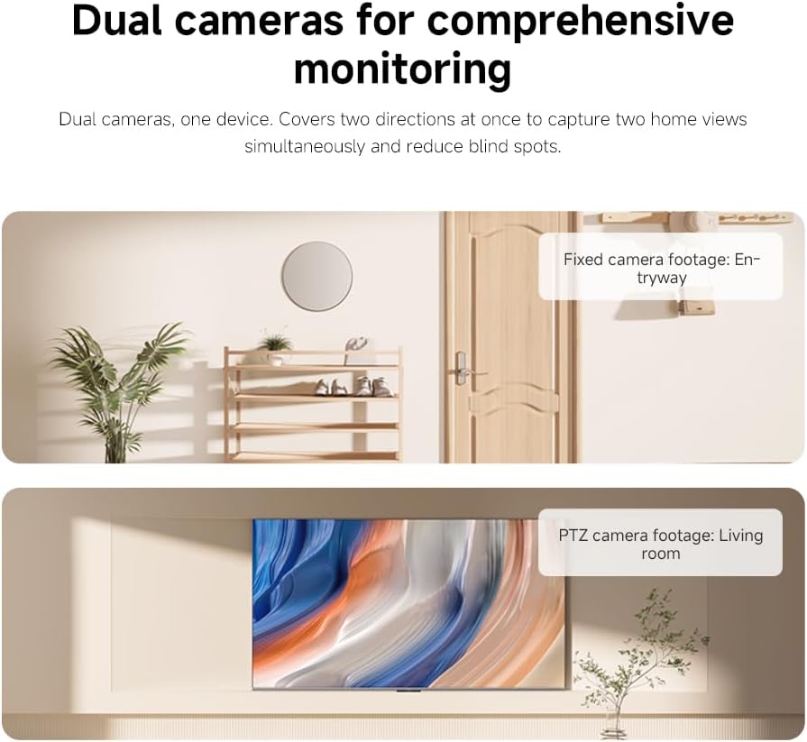 Xiaomi Smart Camera C500 Dual | 4MP+4MP | 360° Coverage | AI Human Detection | Two-Way Audio | Pet Detection | Mi Home App