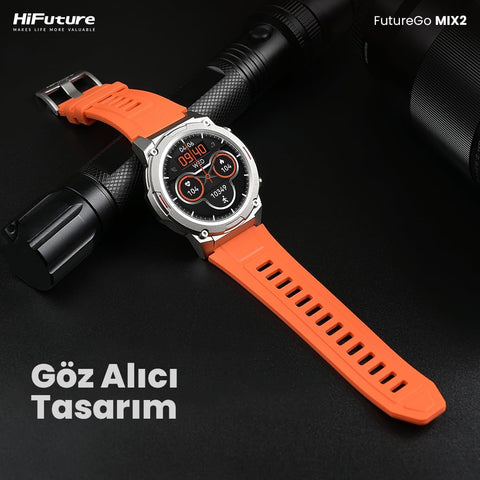 Hifuture FutureGo MIX2 Bluetooth Calling Smartwatch - Orange