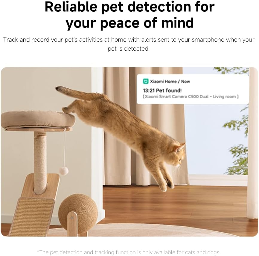 Xiaomi Smart Camera C500 Dual | 4MP+4MP | 360° Coverage | AI Human Detection | Two-Way Audio | Pet Detection | Mi Home App