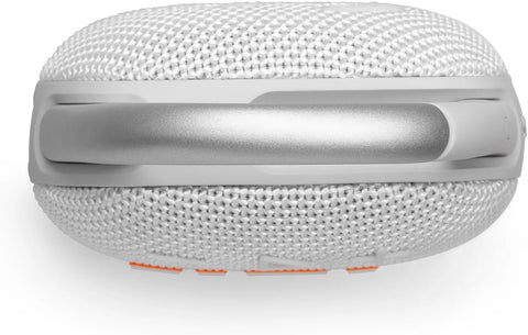 JBL Clip 4 Portable Bluetooth Speaker, 10H Battery, White, JBLCLIP4WHT