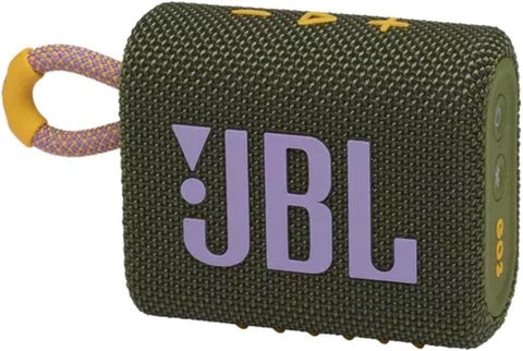 JBL Go 3 Portable Waterproof Speaker with JBL Pro Sound, Powerful Audio, Punchy Bass, Ultra-Compact Size, Dustproof, Wireless Bluetooth Streaming, 5 Hours of Playtime - Squad, JBLGO3SQUAD