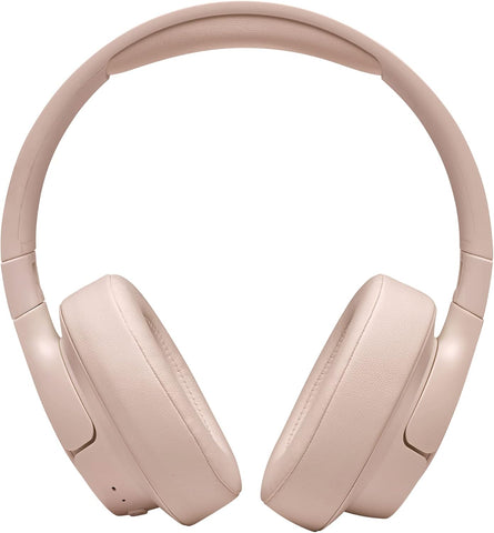 JBL Tune 720BT Wireless Over-Ear Headphones, Pure Bass Sound, Bluetooth 5.3, 76H Battery, Hands-Free Call, Multi-Point Connection, Foldable, Detachable Audio Cable - White, JBLT720BTWHT