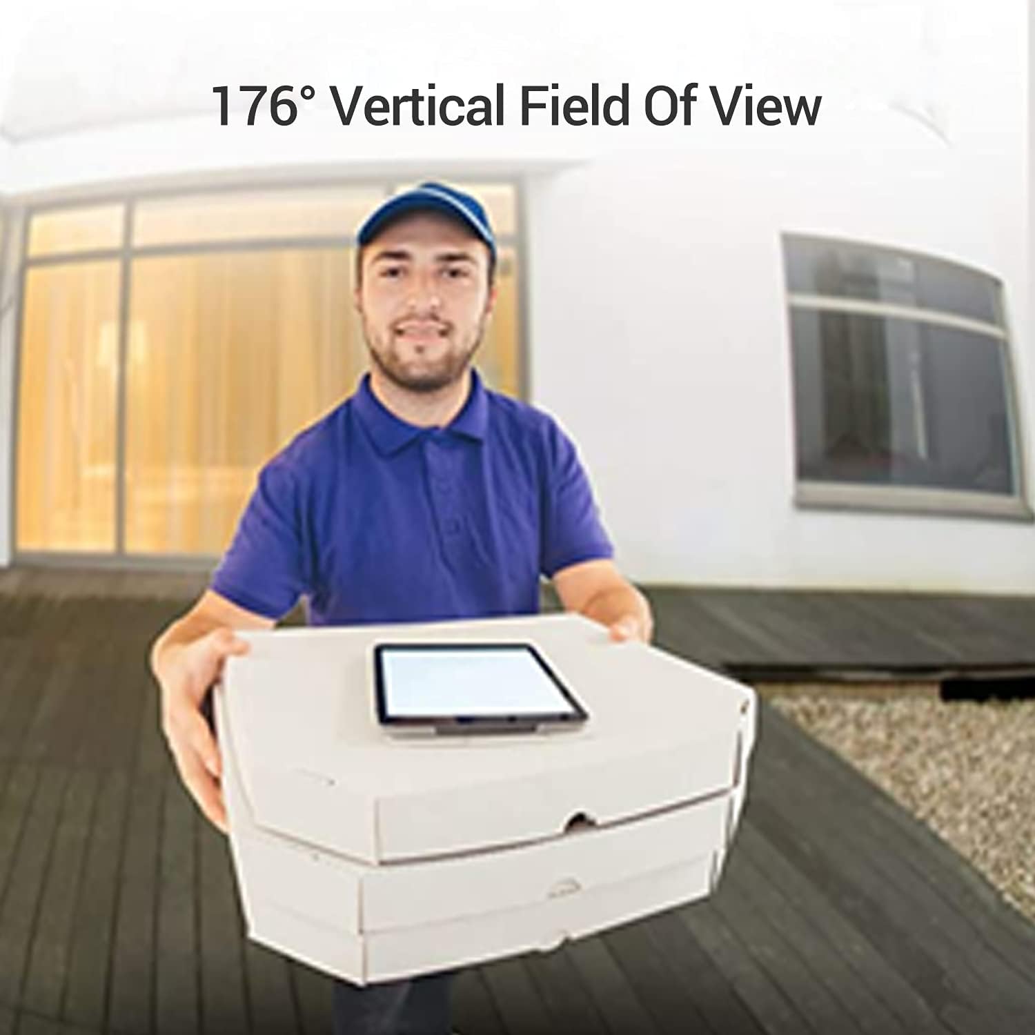 EZVIZ 2K Video Doorbell Battery-Powered Wireless Kit with Chime, 3MP Resolution, AI Human Detection, 4-Month Battery Life, 2.4Ghz WiFi, 2-Way Audio, Weatherproof, 176° Field of View (DB2 KIT)