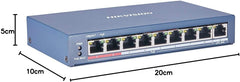 HIKVISION DS-3E0109P-E/M(B) Layer 2 100m Poe Switch, Based on Wire-speed Forwarding, Supports Ethernet Poe Power Supply & Extend Mode, Power Supply Distance Reaches 250m