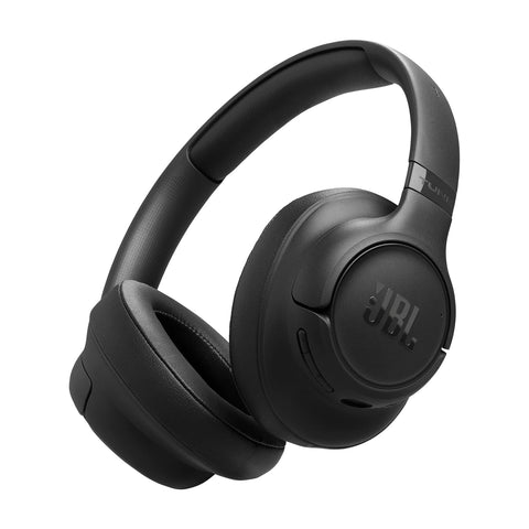 JBL Tune 520BT Wireless On-Ear Headphones, Pure Bass Sound, 57H Battery with Speed Charge, Hands-Free Call + Voice Aware, Multi-Point Connection, Lightweight and Foldable - Black, JBLT520BTBLKEU