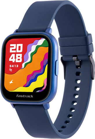 Fastrack Reflex Vybe Smart Watch|1.5” HD Display|50+ Sports Modes|100+ Watchfaces|in-Built Game|BP Monitor|SpO2|Sleep Tracker|Custom Watchface|7 Day Battery|Camera & Music Control|IP68| Dark Black