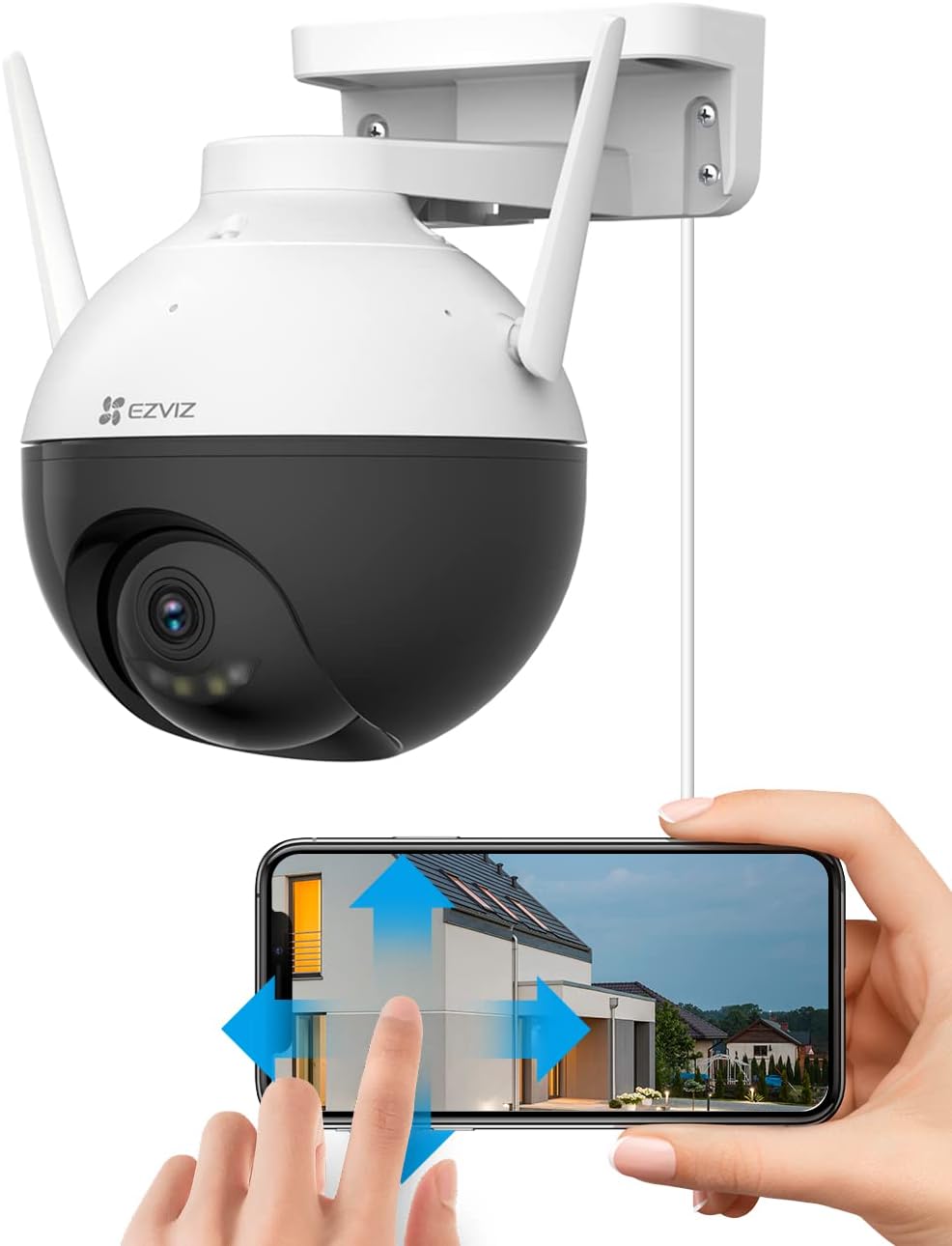 EZVIZ C8W, C8W 4MP, 1 Count (Pack of 1)