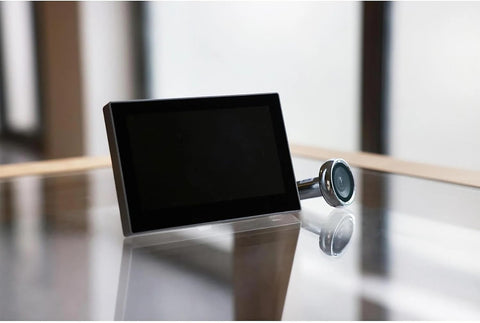 EZVIZ Digital Door Viewer Camera with LCD Display Screen, Wire-Free Peephole HP2 -SILVER