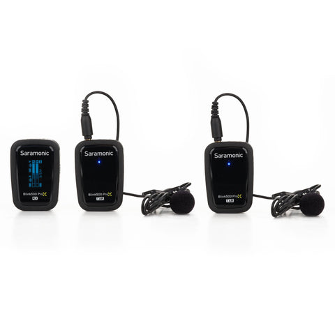 Saramonic Blink 500 Prox B2 | 2-Person Wireless 2.4GHz Clip-On Microphone System with Lavaliers (BLINK500PROXB2)