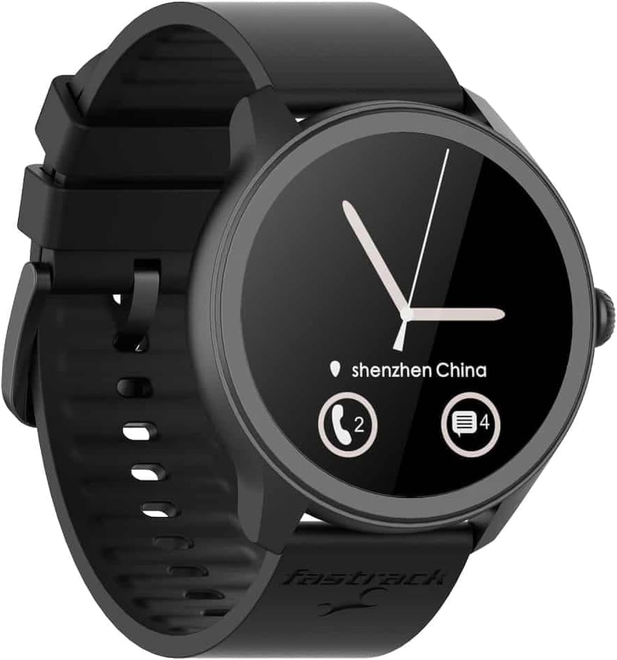 Fastrack Revoltt XR1 Black Smart Watch 3.50 cm Super UltraVU Display