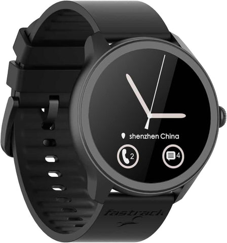 Fastrack Revoltt XR1 Black Smart Watch 3.50 cm Super UltraVU Display