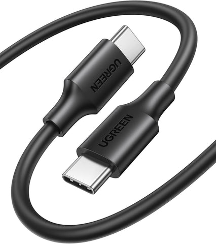 UGREEN Type C Cable 1M, 18W USB A to USB C Fast Charging Cable PVC Black | laptop&phones fast charging,240Mbps high speed data transfer,soft&flexible,lightweight&portable for daily use