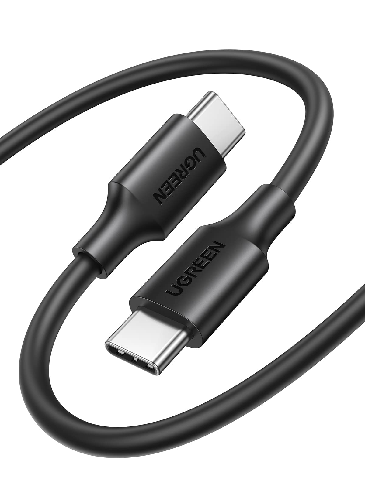 UGREEN Type C Cable 1M, 18W USB A to USB C Fast Charging Cable PVC Black | laptop&phones fast charging,240Mbps high speed data transfer,soft&flexible,lightweight&portable for daily use