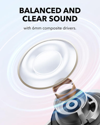 soundcore A30i by Anker, Noise Cancelling Earbuds, Lipstick-Shaped Stylish Design, Tiny, Lightweight Comfort, Smart Noise Cancelling, Clear Sound, IP54, Wireless Earbuds, Bluetooth 5.4