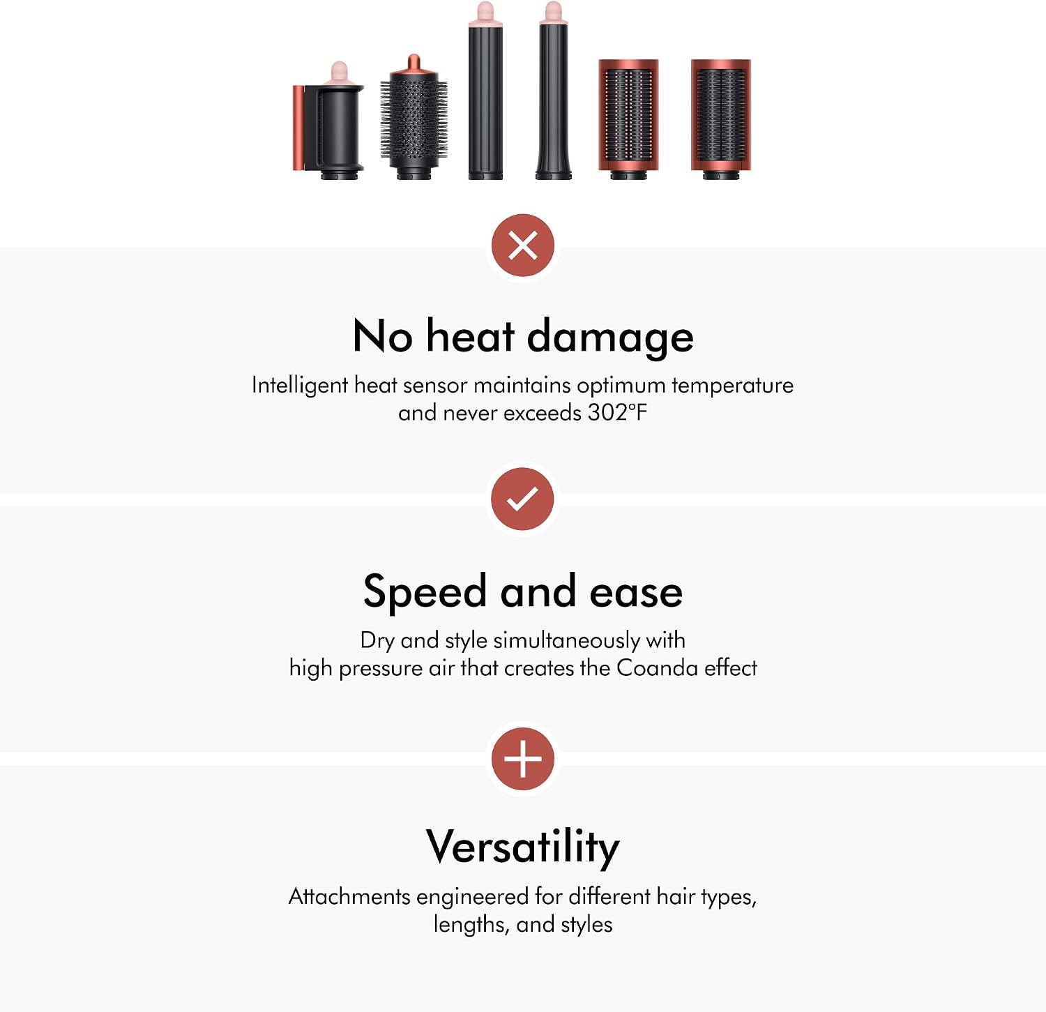 Dyson Special Edition Airwrap Complete Long Multi-Styler in Strawberry Bronze and Blush Pink with Detangling Comb - International Version