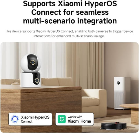 Xiaomi Smart Camera C500 Dual | 4MP+4MP | 360° Coverage | AI Human Detection | Two-Way Audio | Pet Detection | Mi Home App