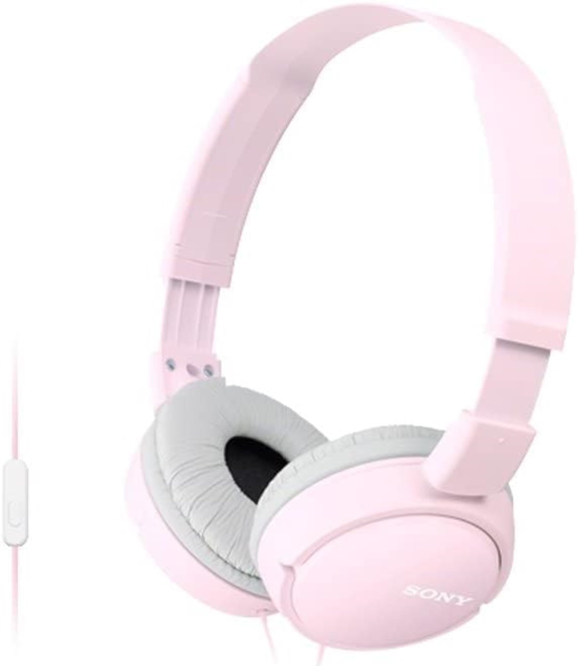 Sony MDR-ZX110AP On-ear headphones Corded Foldable Headset, Black