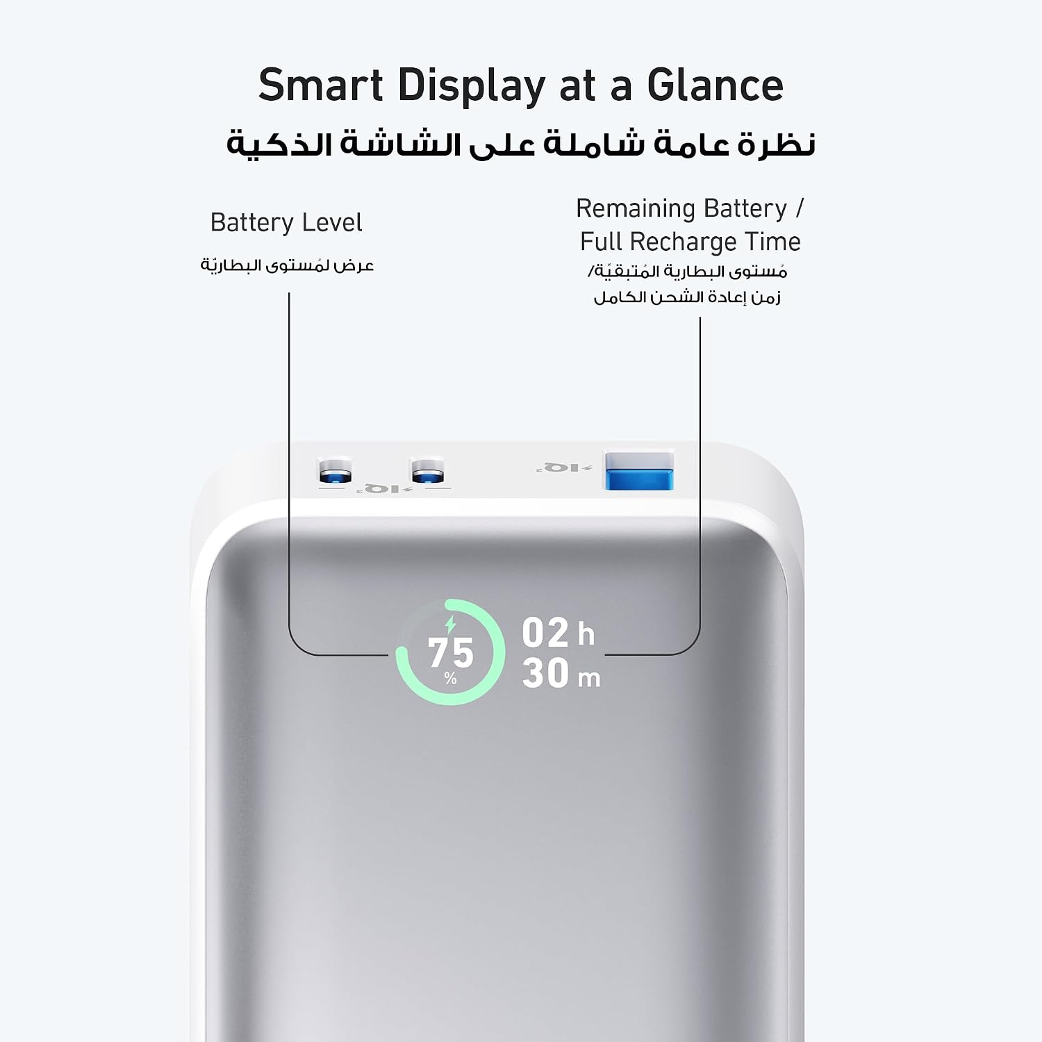 Anker Power Bank, 533 Power Bank (PowerCore 30W), Power IQ 3.0 Portable Charger with PD 30W Max Output, 10,000mAh Battery Pack for iPhone 16/15/14 Series, Dell, Microsoft Surface, iPad Pro, and More