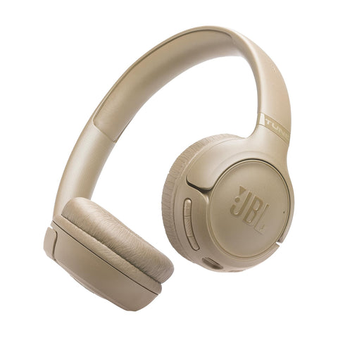 JBL Tune 520BT Wireless On-Ear Headphones, Pure Bass Sound, 57H Battery with Speed Charge, Hands-Free Call + Voice Aware, Multi-Point Connection, Lightweight and Foldable - Black, JBLT520BTBLKEU