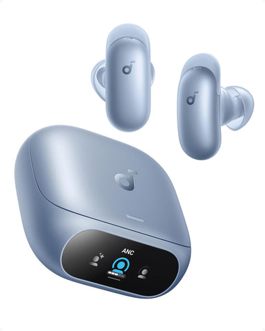 soundcore Liberty 5 Pro by Anker, Guinness World Records-Certified Call Quality, ANKER Thus™ AI Chip, Active Noise Cancelling Wireless Earbuds, Crystal-Clear Calls for Noisy Environments
