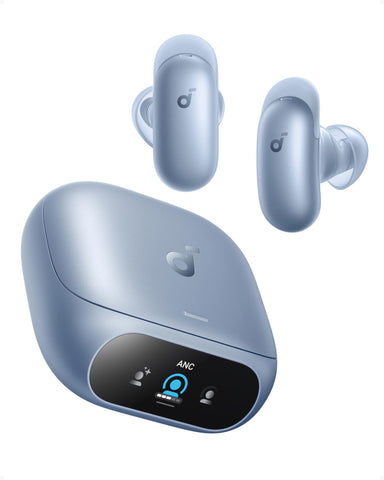 soundcore Anker Liberty 5 Pro Max Wireless Earbuds, AI Note-Taker(120 Free Mins/Mo, Membership for More) for in-Person Meetings, Whisper-Clear Calls, ANC, Smart Case, 5 Mins Charge = 4 Hrs Playtime