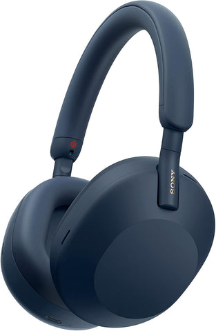 Sony WH-1000XM5 Wireless Noise Cancelling Headphones (30h Battery, Touch Sensor, Quick Charge Function, Optimised for Amazon Alexa, Headset with Microphone) Midnight Blue, Blue