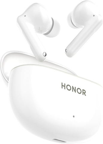 HONOR Earbuds X10 Lite Wireless Earbuds with ANC, 12.4mm Dynamic Driver, 45H Battery Life, AI Call Noise Reduction, IP54 Water Resistant Buds, Bluetooth 5.3, Smart Touch Controls – White