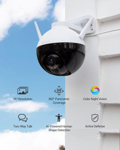 EZVIZ C8W, C8W 4MP, 1 Count (Pack of 1)