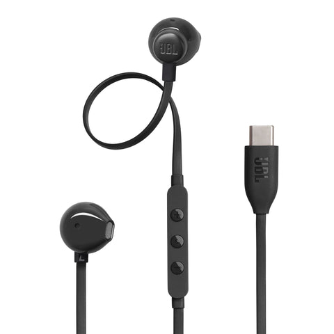 JBL Tune 110 JBLT110RED Wired In-Ear Headphones with Mic, Red
