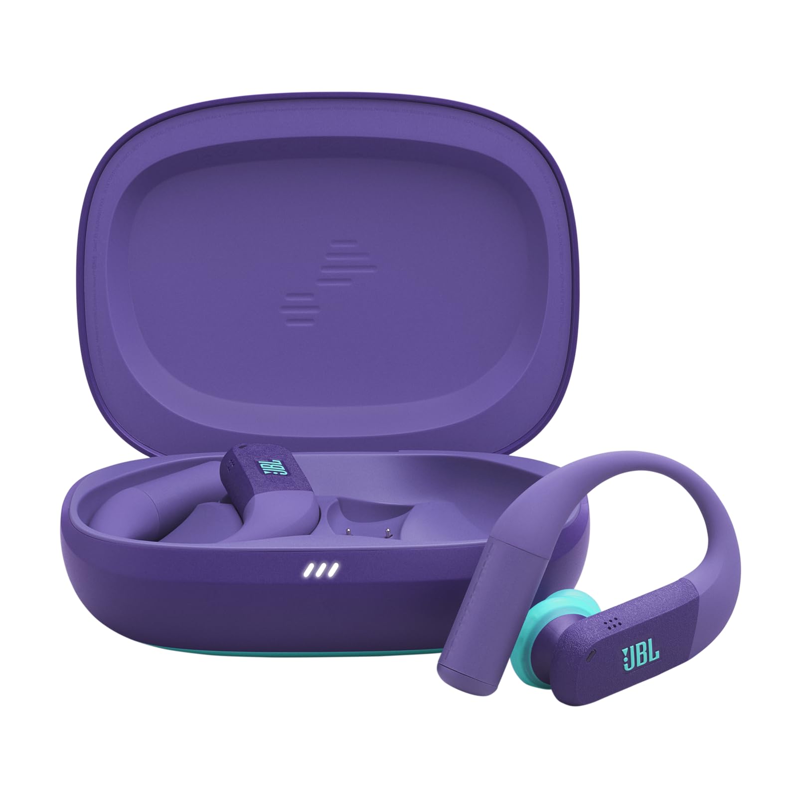JBL Endurance Peak 3 Dust and Water Proof True Wireless Active Earbuds, JBL Pure Bass Sound, 50H Battery Hours, Ambient Aware & Talk Thru, 4-Mic Technology, Powerhook Design - White, JBLENDURPEAK3WT