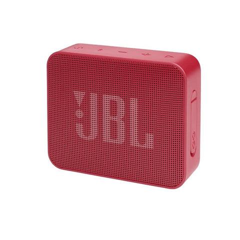 JBL Go Essential Portable Waterproof Speaker, Original JBL Pro Sound, Big Audio and Rich Bass, IPX7 Waterproof, Wireless Streaming, 5 Hours of Battery - Red, JBLGOESRED, Bluetooth