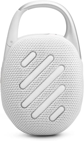 JBL Clip 4 Portable Bluetooth Speaker, 10H Battery, White, JBLCLIP4WHT