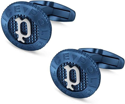 POLICE Stud Cufflinks For Men