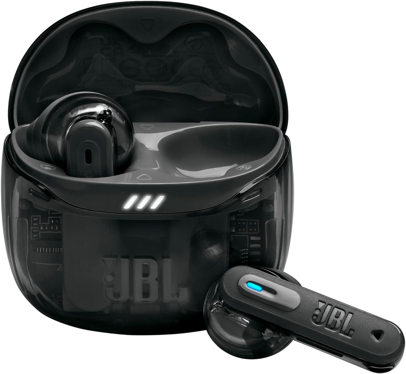 JBL TUNE FLEX 2 True Wireless Adaptive noise cancelling with Smart Ambient, Up to 48 hours total playback, IP54 dust and water resistant, JBLTFLEX2GBLK, GBlack