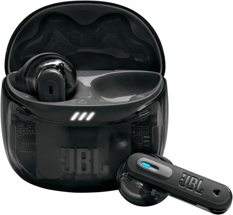 JBL TUNE FLEX 2 True Wireless Adaptive noise cancelling with Smart Ambient, Up to 48 hours total playback, IP54 dust and water resistant, JBLTFLEX2GBLK, GBlack