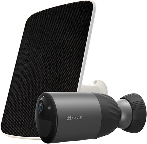 EZVIZ BC1C 2MP KIT Security Camera Outdoor Wireless, Large Rechargable Battery, Free 32 GB Local Storage, PIR Motion Detection, Two-way Talk, Colour Night Vision, Waterproof, H.265(BC1C 2MP KIT)