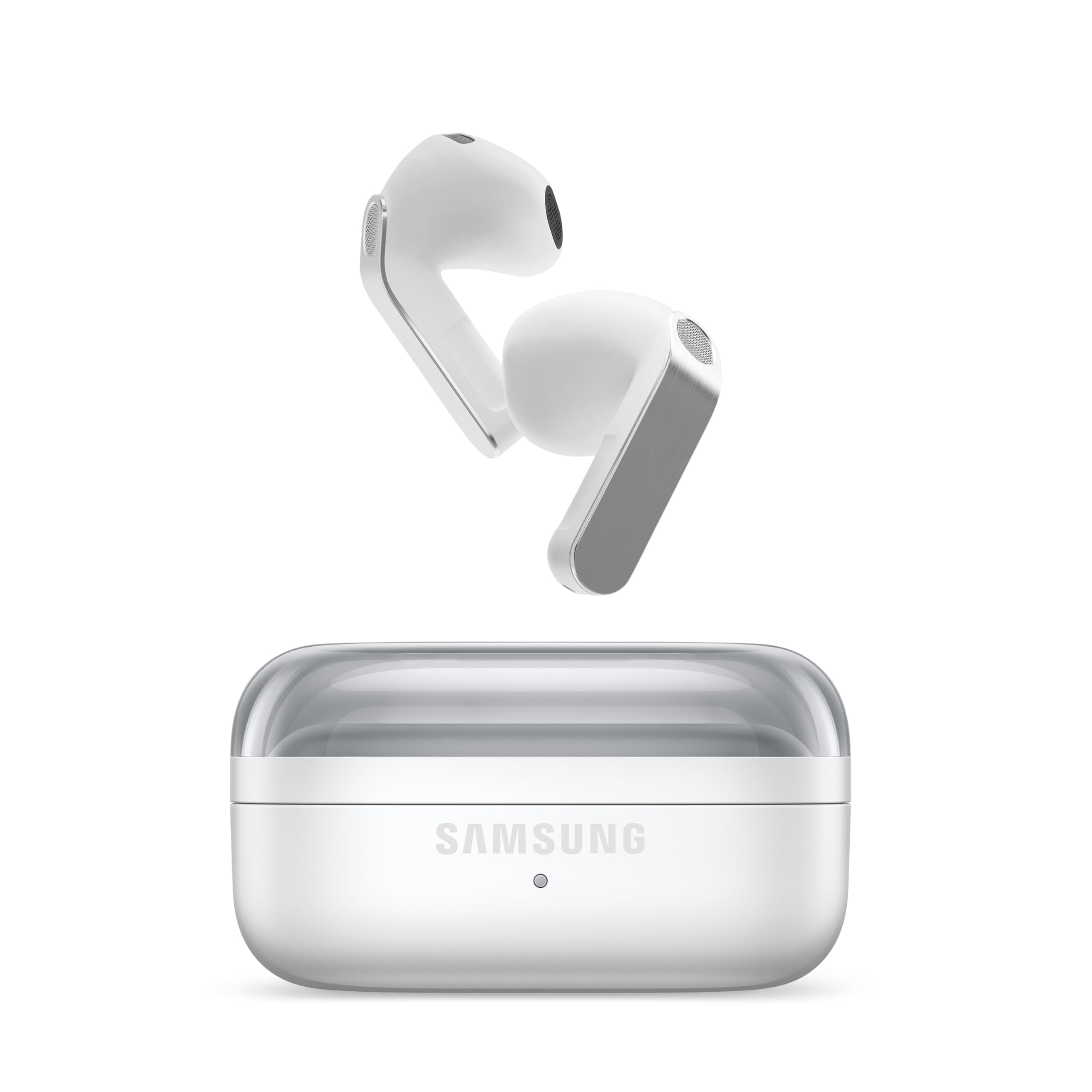 Samsung Galaxy Buds4 Pro, White, Real Metal Blade, 2-way Speaker & Dual Amp, Enhanced ANC, Adaptive Noise Control, Seamless Connection (UAE Version)