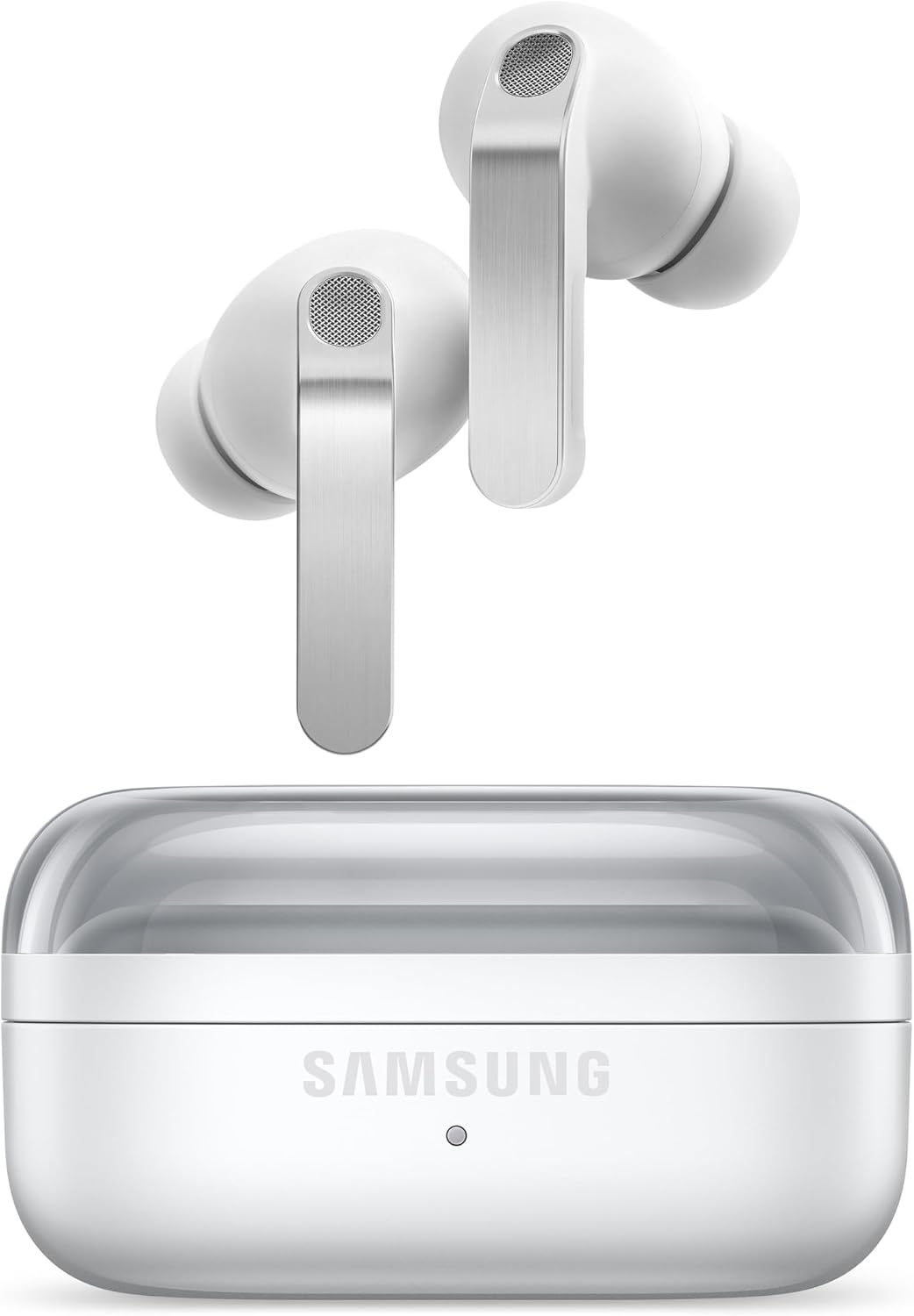 Samsung Galaxy Buds4 Pro, White, Real Metal Blade, 2-way Speaker & Dual Amp, Enhanced ANC, Adaptive Noise Control, Seamless Connection (UAE Version)