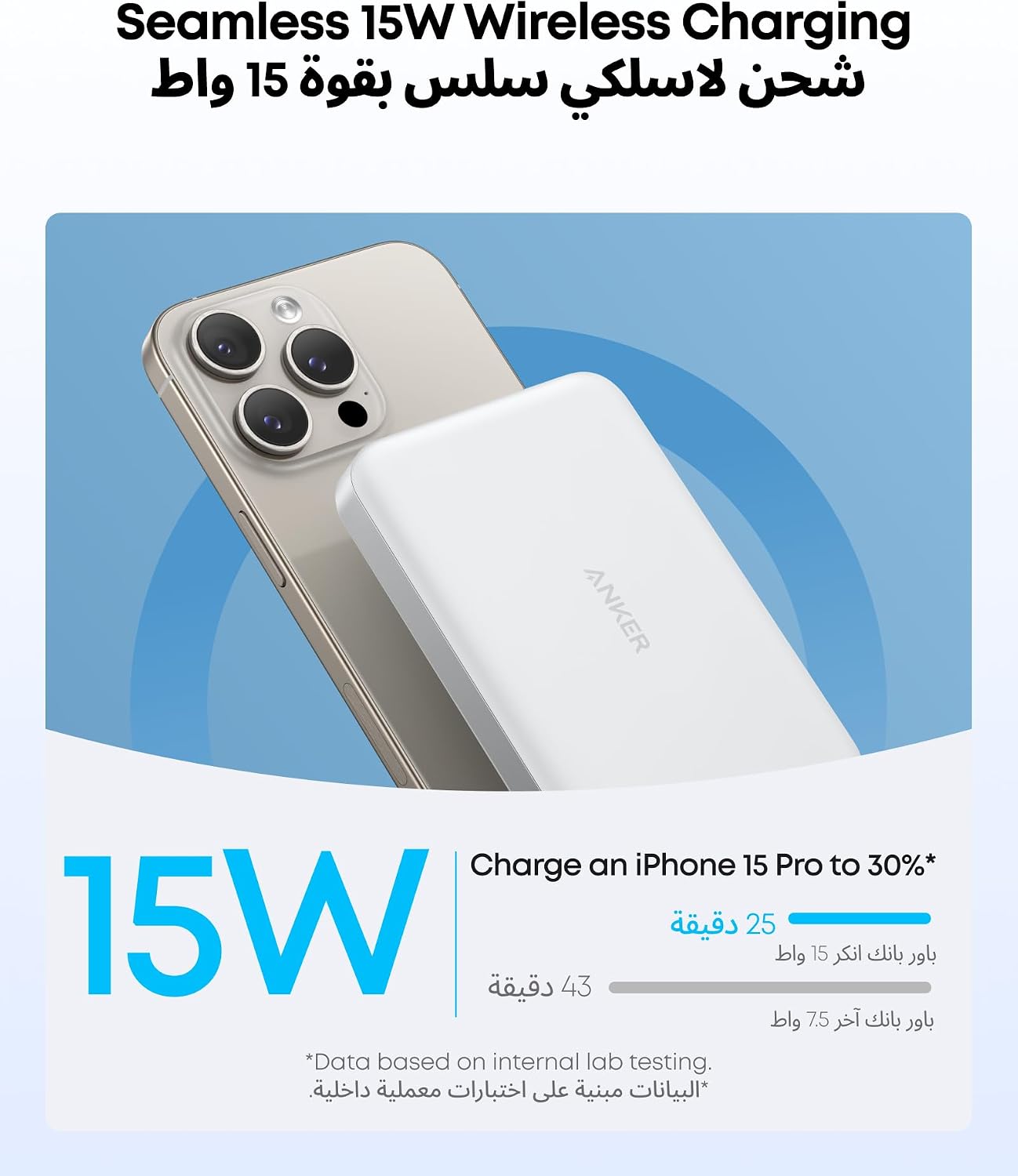 Anker MagGo Power Bank, Ultra-Slim 10,000mAh Magnetic Battery Pack, Qi2 Certified 15W Ultra-Fast MagSafe Compatible Portable Charger, Ergonomic Design, for iPhone17/16/15/14 Series, and more