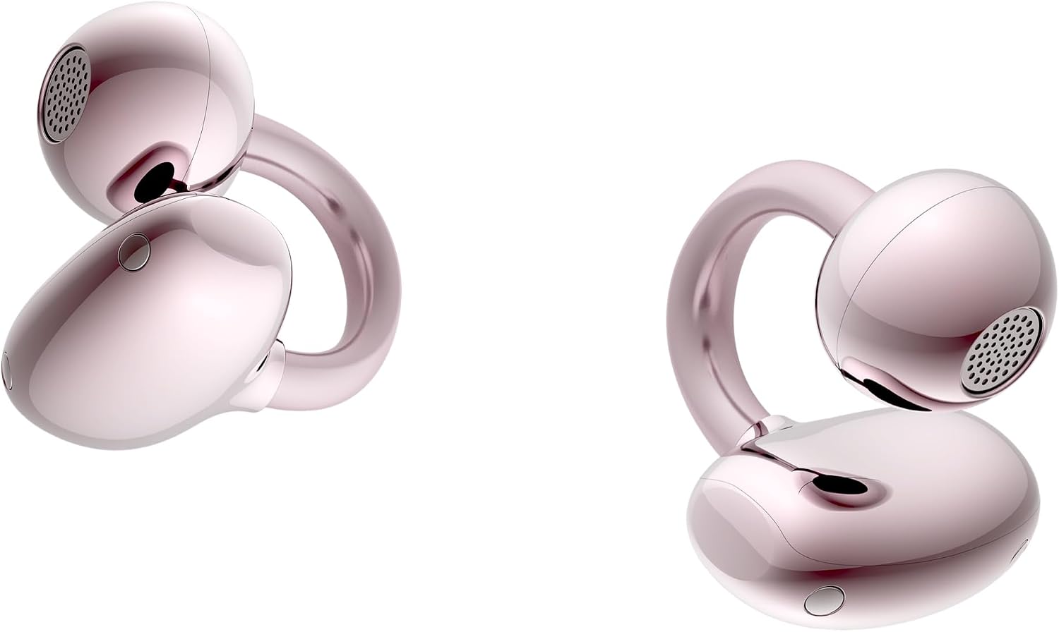 HONOR Choice Earbuds Clip 2 Pro, Open-Ear Wireless Earphones with Titanium Arch Bridge 2.0, 44-Hour Battery Life, 12mm Dual-Magnetic Drivers, Wireless Charging Support, IP54 Water Resistant, Rose Gold