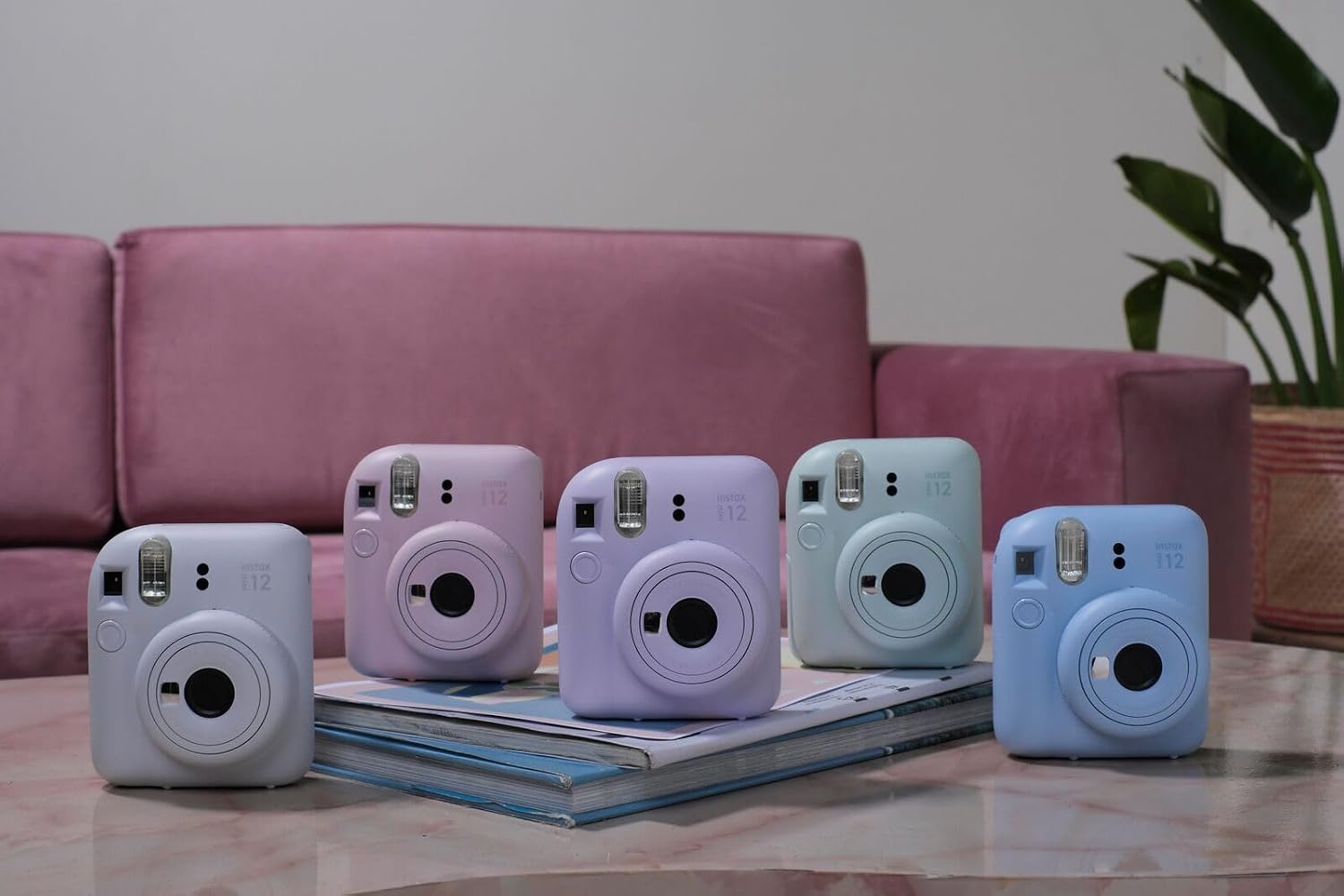 Fujifilm instax mini 12 instant camera - pastel blue