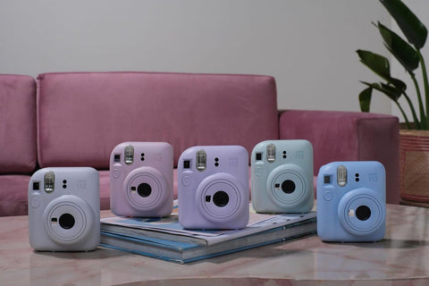 Fujifilm instax mini 12 instant camera - pastel blue