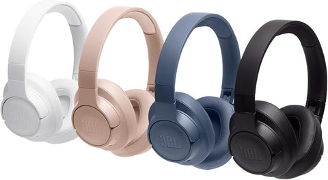 JBL Tune 720BT Wireless Over-Ear Headphones, Pure Bass Sound, Bluetooth 5.3, 76H Battery, Hands-Free Call, Multi-Point Connection, Foldable, Detachable Audio Cable - Blue, JBLT720BTBLU, Standard